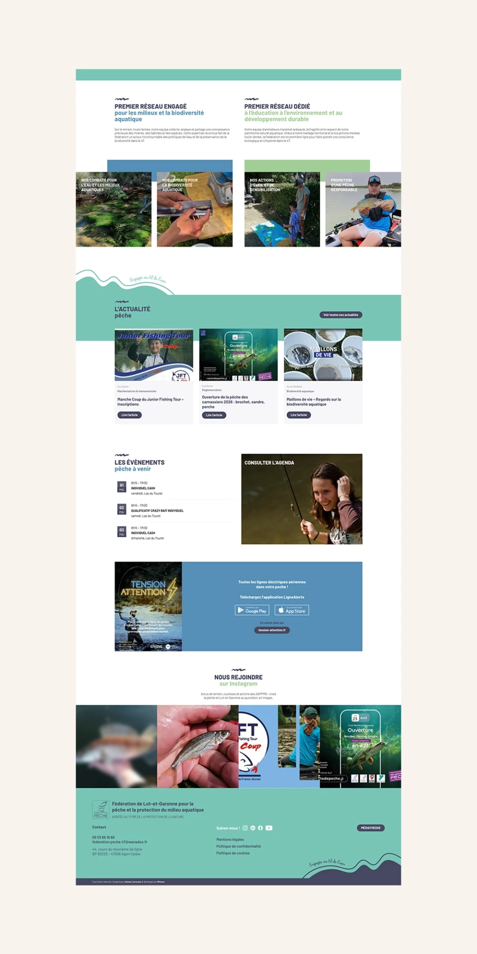 accueil site web peche 47