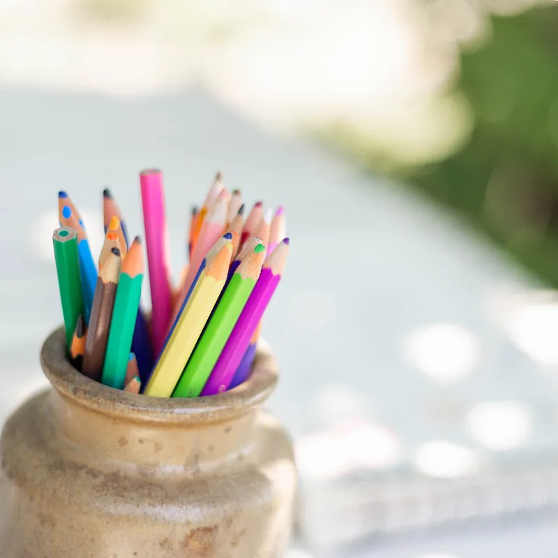 crayons de couleurs