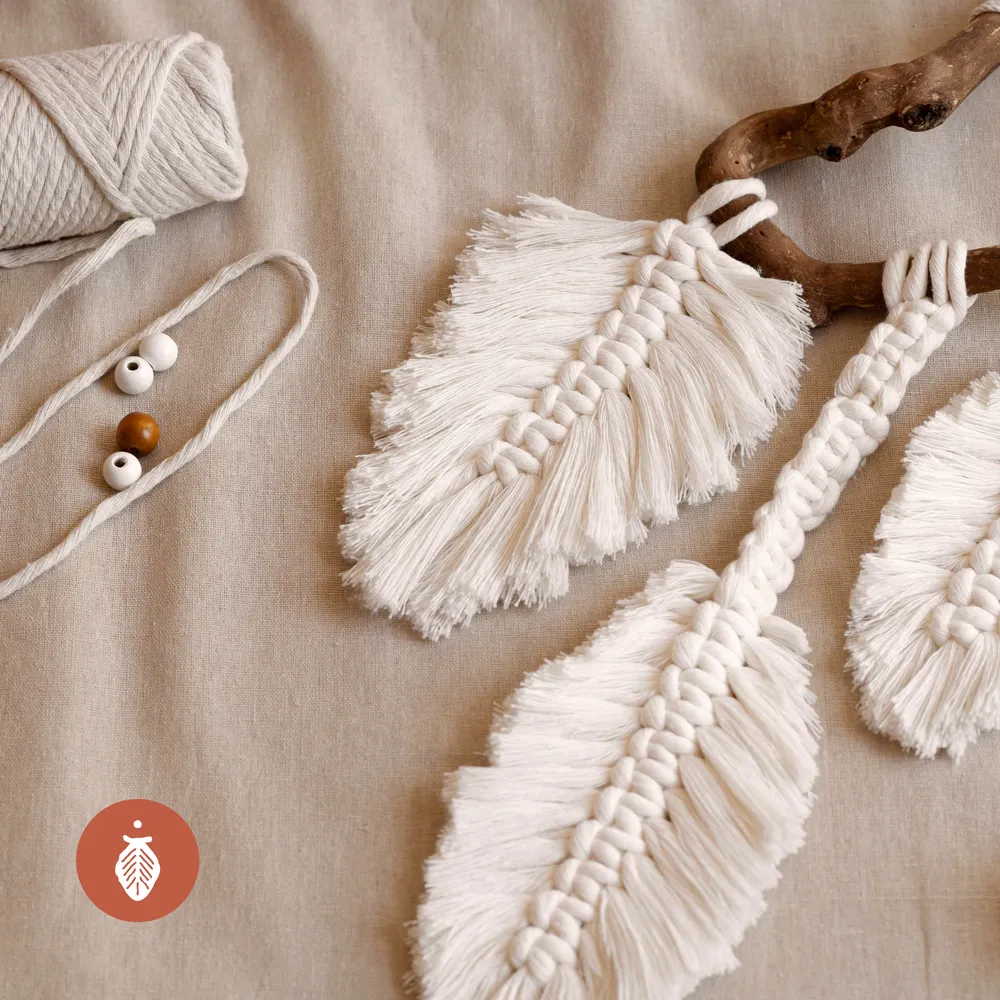 macrame papier coton