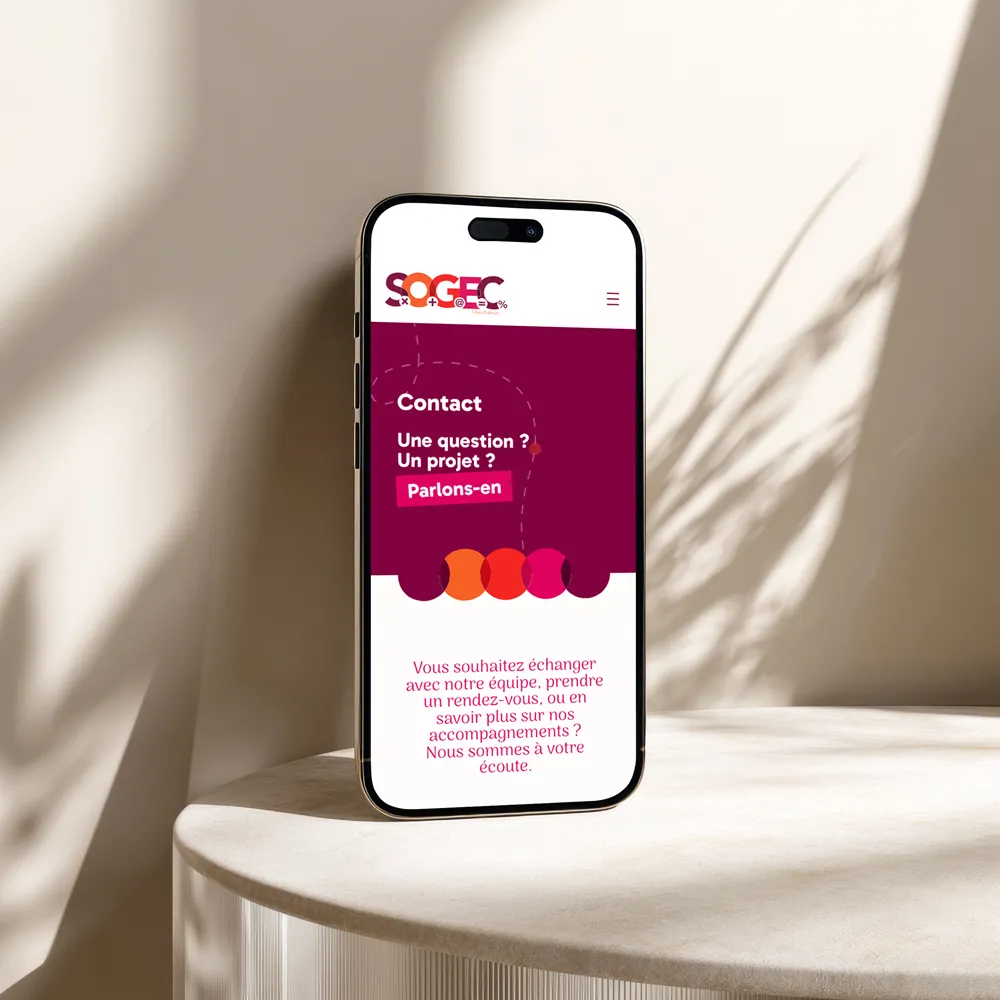 site web mobile sogec